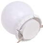 Luz de espejo con 8 bombillas LED blanco cálido y blanco frío