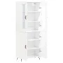 Hohes weißes Sperrholz-Sideboard 69,5 x 34 x 180 cm von vidaXL, Sideboards - Ref: Foro24-3198185, Preis: 151,65 €, Rabatt: %