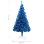 Artificial Christmas tree with blue PVC support 210 cm by vidaXL, Christmas trees - Ref: Foro24-321005, Price: 53,81 €, Disco...