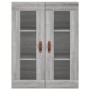 Aparador alto madera contrachapada gris sonoma 69,5x34x180 cm de vidaXL, Aparadores - Ref: Foro24-3198191, Precio: 165,14 €, ...
