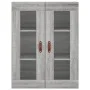 Aparador alto madera contrachapada gris sonoma 69,5x34x180 cm de vidaXL, Aparadores - Ref: Foro24-3198191, Precio: 155,75 €, ...