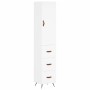 Aparador alto madera contrachapada blanco 34,5x34x180 cm de vidaXL, Aparadores - Ref: Foro24-3198825, Precio: 111,25 €, Descu...