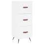 Tall white plywood sideboard 34.5x34x180 cm by vidaXL, Sideboards - Ref: Foro24-3198825, Price: 109,83 €, Discount: %
