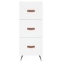 Aparador alto madera contrachapada blanco 34,5x34x180 cm de vidaXL, Aparadores - Ref: Foro24-3198825, Precio: 111,25 €, Descu...