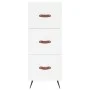 Tall white plywood sideboard 34.5x34x180 cm by vidaXL, Sideboards - Ref: Foro24-3198825, Price: 109,83 €, Discount: %
