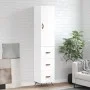 Hochglänzendes Sideboard aus weißem Sperrholz, 34,5 x 34 x 180 cm von vidaXL, Sideboards - Ref: Foro24-3198827, Preis: 116,20...