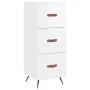 Hochglänzendes Sideboard aus weißem Sperrholz, 34,5 x 34 x 180 cm von vidaXL, Sideboards - Ref: Foro24-3198827, Preis: 116,20...