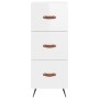 High glossy white plywood sideboard 34.5x34x180 cm by vidaXL, Sideboards - Ref: Foro24-3198827, Price: 117,90 €, Discount: %