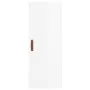 Aparador alto madera contrachapada blanco brillo 34,5x34x180 cm de vidaXL, Aparadores - Ref: Foro24-3198827, Precio: 116,55 €...