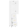 Tall white plywood sideboard 34.5x34x180 cm by vidaXL, Sideboards - Ref: Foro24-3198833, Price: 111,97 €, Discount: %