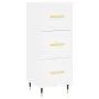 Hohes Sideboard aus weißem Sperrholz, 34,5 x 34 x 180 cm von vidaXL, Sideboards - Ref: Foro24-3198833, Preis: 110,87 €, Rabat...