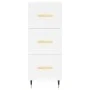 Hohes Sideboard aus weißem Sperrholz, 34,5 x 34 x 180 cm von vidaXL, Sideboards - Ref: Foro24-3198833, Preis: 110,87 €, Rabat...
