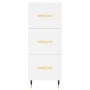 Tall white plywood sideboard 34.5x34x180 cm by vidaXL, Sideboards - Ref: Foro24-3198833, Price: 111,97 €, Discount: %
