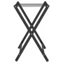 Luggage rack black bamboo 68.5x38x58 cm by vidaXL, Luggage racks and suitcase holders - Ref: Foro24-356368, Price: 26,17 €, D...
