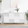 2 Stück Sperrholz Sideboards weiß von vidaXL, Sideboards - Ref: Foro24-3190117, Preis: 115,62 €, Rabatt: %