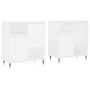2 Stück Sperrholz Sideboards weiß von vidaXL, Sideboards - Ref: Foro24-3190117, Preis: 115,62 €, Rabatt: %