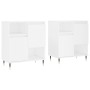 2 Stück Sperrholz Sideboards weiß von vidaXL, Sideboards - Ref: Foro24-3190117, Preis: 116,68 €, Rabatt: %