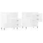 2 Stück Sperrholz Sideboards weiß von vidaXL, Sideboards - Ref: Foro24-3190117, Preis: 115,62 €, Rabatt: %