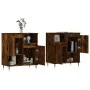 2-teilige Sideboards geräuchertes Eichensperrholz von vidaXL, Sideboards - Ref: Foro24-3190122, Preis: 123,35 €, Rabatt: %