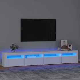 TV-Möbel mit weißen LED-Leuchten 240x35x40 cm von vidaXL, TV-Möbel - Ref: Foro24-3152762, Preis: 196,33 €, Rabatt: %