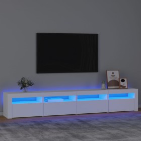 TV-Möbel mit weißen LED-Leuchten 240x35x40 cm von vidaXL, TV-Möbel - Ref: Foro24-3152762, Preis: 189,00 €, Rabatt: %