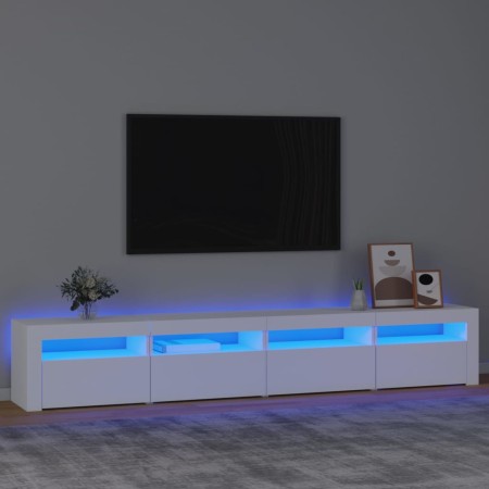 TV-Möbel mit weißen LED-Leuchten 240x35x40 cm von vidaXL, TV-Möbel - Ref: Foro24-3152762, Preis: 189,00 €, Rabatt: %