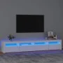 TV stand with white LED lights 240x35x40 cm by vidaXL, TV Furniture - Ref: Foro24-3152762, Price: 196,33 €, Discount: %