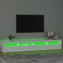 TV-Möbel mit weißen LED-Leuchten 240x35x40 cm von vidaXL, TV-Möbel - Ref: Foro24-3152762, Preis: 189,00 €, Rabatt: %