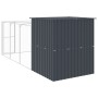 Hundehütte mit verzinktem Stahlgehege 165x455x181 cm von vidaXL, Hundehütten - Ref: Foro24-3189099, Preis: 512,10 €, Rabatt: %