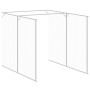 Hundehütte mit Gehege verzinkter Stahl grau 165x1067x181 cm von vidaXL, Hundehütten - Ref: Foro24-3189102, Preis: 841,46 €, R...
