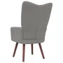 Light Gray Velvet Relaxation Armchair by vidaXL, Armchairs - Ref: Foro24-328051, Price: 112,86 €, Discount: %