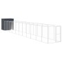 Hundehütte mit Corral grau verzinktem Stahl 165x1271x181 cm von vidaXL, Hundehütten - Ref: Foro24-3189103, Preis: 933,88 €, R...