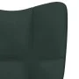 Sillón de relax de terciopelo verde oscuro de vidaXL, Sillones - Ref: Foro24-328053, Precio: 100,72 €, Descuento: %