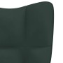 Sillón de relax de terciopelo verde oscuro de vidaXL, Sillones - Ref: Foro24-328053, Precio: 107,07 €, Descuento: %