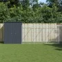Hundehütte mit Gehege verzinkter Stahl grau 165x659x181 cm von vidaXL, Hundehütten - Ref: Foro24-3189100, Preis: 594,68 €, Ra...