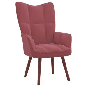 Pink velvet recliner by vidaXL, Armchairs - Ref: Foro24-328055, Price: 128,77 €, Discount: %