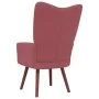 Pink velvet recliner by vidaXL, Armchairs - Ref: Foro24-328055, Price: 128,77 €, Discount: %