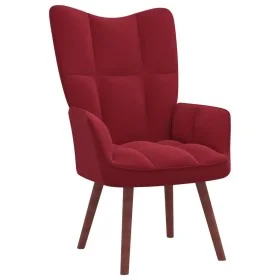 Rotweinroter Samt-Entspannungssessel von vidaXL, Sessel - Ref: Foro24-328056, Preis: 128,03 €, Rabatt: %