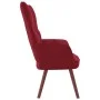 Red Wine Red Velvet Relaxation Armchair by vidaXL, Armchairs - Ref: Foro24-328056, Price: 130,67 €, Discount: %