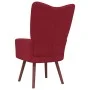 Red Wine Red Velvet Relaxation Armchair by vidaXL, Armchairs - Ref: Foro24-328056, Price: 130,67 €, Discount: %