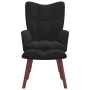 Entspannungssessel mit schwarzem Samthocker von vidaXL, Sessel - Ref: Foro24-328068, Preis: 120,13 €, Rabatt: %