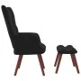 Entspannungssessel mit schwarzem Samthocker von vidaXL, Sessel - Ref: Foro24-328068, Preis: 120,13 €, Rabatt: %