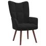 Entspannungssessel mit schwarzem Samthocker von vidaXL, Sessel - Ref: Foro24-328068, Preis: 120,13 €, Rabatt: %