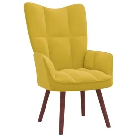 Senfgelber Samt-Entspannungssessel von vidaXL, Sessel - Ref: Foro24-328058, Preis: 111,25 €, Rabatt: %