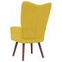 Sillón de relax de terciopelo amarillo mostaza de vidaXL, Sillones - Ref: Foro24-328058, Precio: 98,00 €, Descuento: %