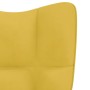 Sillón de relax de terciopelo amarillo mostaza de vidaXL, Sillones - Ref: Foro24-328058, Precio: 98,00 €, Descuento: %