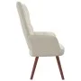 Cream white velvet recliner by vidaXL, Armchairs - Ref: Foro24-328060, Price: 128,36 €, Discount: %