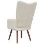 Cream white velvet recliner by vidaXL, Armchairs - Ref: Foro24-328060, Price: 124,88 €, Discount: %
