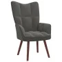 Entspannungssessel mit dunkelgrauem Samthocker von vidaXL, Sessel - Ref: Foro24-328063, Preis: 125,56 €, Rabatt: %