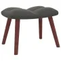 Entspannungssessel mit dunkelgrauem Samthocker von vidaXL, Sessel - Ref: Foro24-328063, Preis: 125,56 €, Rabatt: %